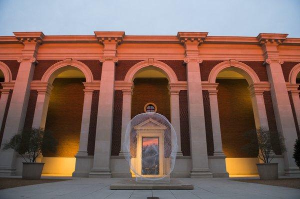 Exterior with Jaume Plensa's "Sho"