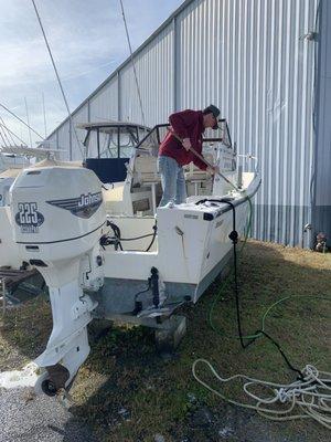 Need your boat detailed? We can do it!