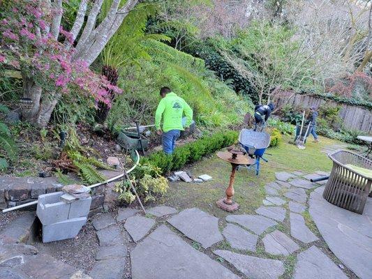 Our expert landscaping cleanup team transforms your outdoor space, eliminating clutter and restoring natural beauty to your surroundings.