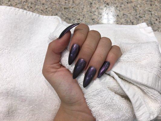 nails without the flash under white light