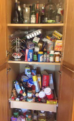 Pantry before