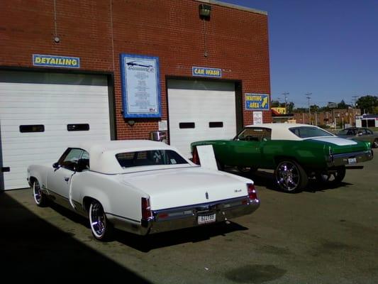 We wash old skool cars too