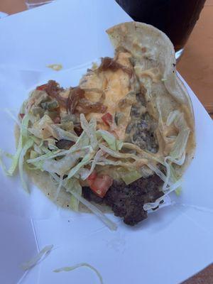 In and out burger taco