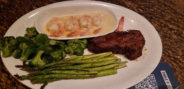 Tri-tip and Scampi