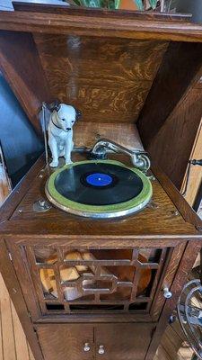 Antique record player