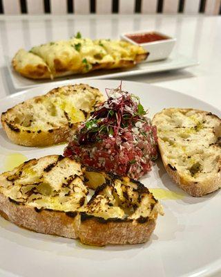 Beef Tartare from Bella Ciao. Downtown Buffalo, NY