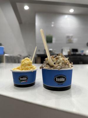 Vanilla & Oreo gelato