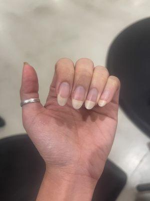 nails after 2 months growing