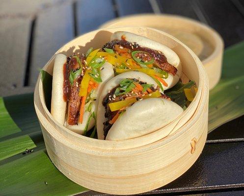 Sticky Pork Bao Buns