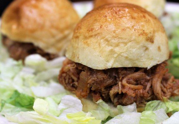 Shredded Chipotle Chicken Sliders