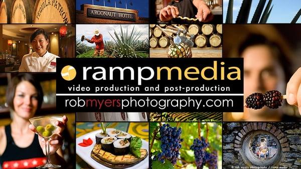 Ramp Media + Rob Myers Photography offers video production services for businesses and events.  We do weddings!