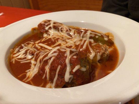 Stuffed banana peppers!