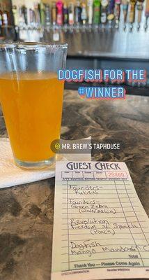 Dogfish Mango  Mandarin Crush for the win!!!