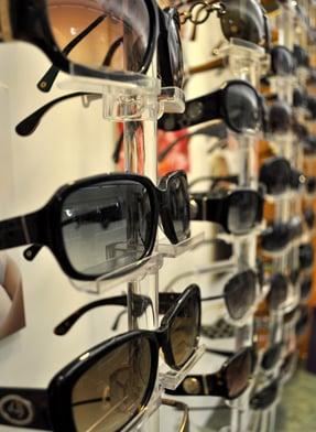 A few of the designer sunglasses we offer.