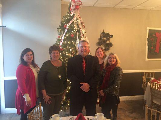 Levy Insurance Agency in Broomall, PA showing their Christmas spirit.