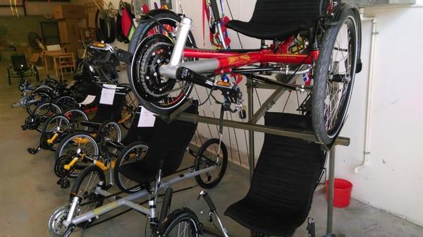 Tampa's Largest recumbent bike selection