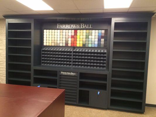 Benjamin Moore paint display painted for owner in Alexandria, Va.