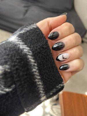 Halloween nails that I love. Tips with ANC & Design