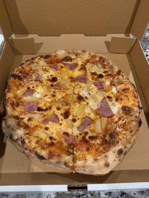 Canadian bacon and pineapple