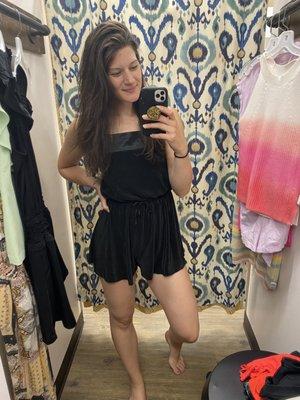 Cute black romper that came home with me!