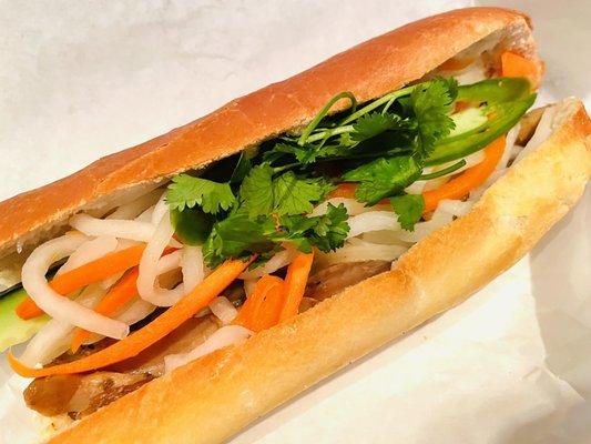 Grilled Chicken Banh Mi Sandwich