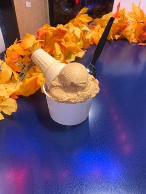 Pumpkin ice cream