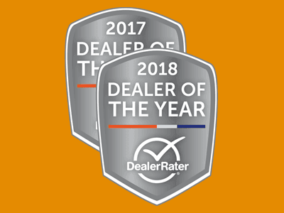 Auto City has been recognized as 2018 and 2017 Used Car Dealer of the Year! Second time in a row!