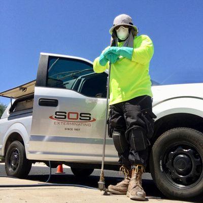 SOS Exterminating Termite Technicians are ready to help your toughest termite problems!