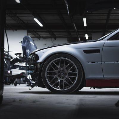 This BMW M3 is getting ready for a new coat of paint!