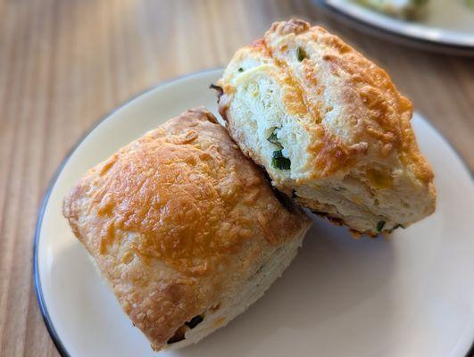 Chives and Cheddar Biscuit