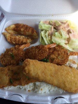 #6. Fish & Shrimp Plate