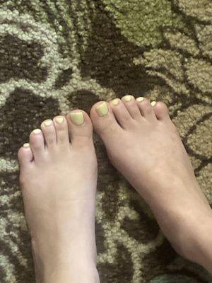 My pedicure