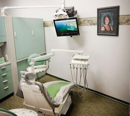 Dental exam room