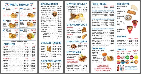 This is a current menu 11/16/23