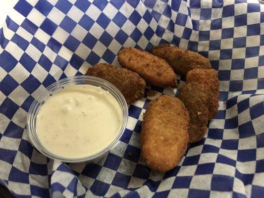 Cream cheese poppers