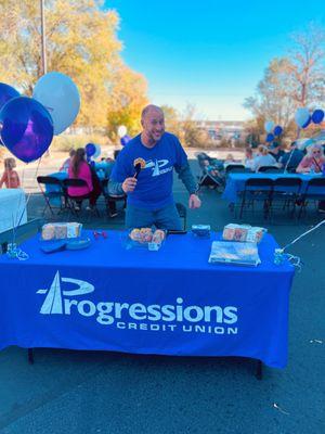 Brian our loan officer at our Member Appreciation day!