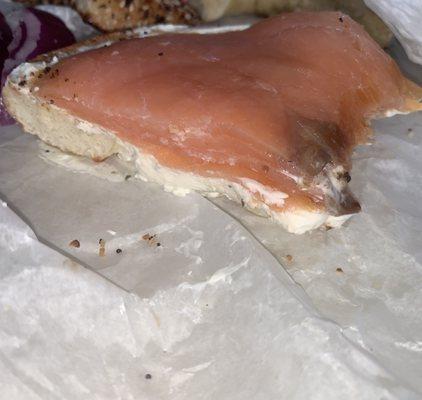 Lox bagel