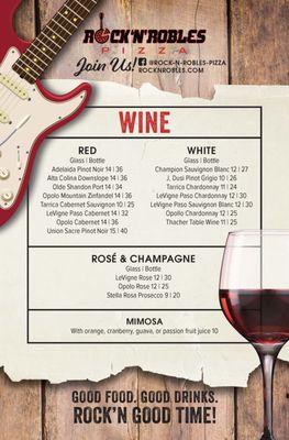 WINE MENU