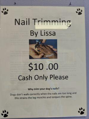 Nail trimming