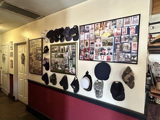 Veterans wall.