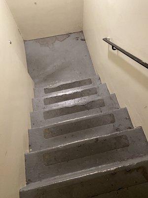 Filthy stairwell