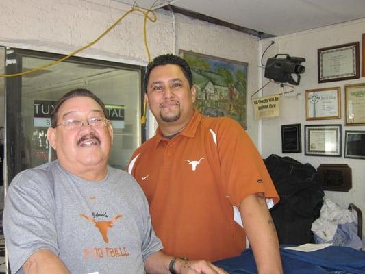 Fidel and Jerry Estrada