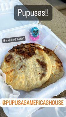 Pork, beans, cheese Pupusas