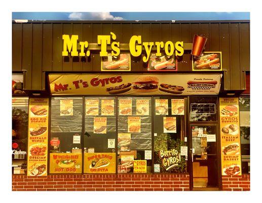 Mr.T's Gyros.3930 25th Ave, Schiller Park, IL Burgers Tacos Gyros Italian Beef Polish Sausage Wings Shrimps Ribs HotDogs etc. Cool!