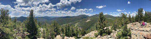 Windy peak panorama