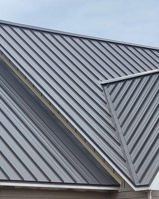 Charcoal gray Standing Seam