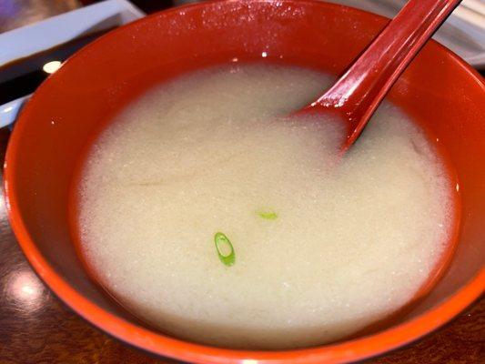 A20. Miso Soup with Tofu (came with lunch bento; usually $2)