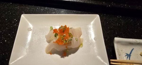 Halibut sushi