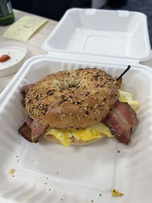 Bacon Egg and Cheese Bagel