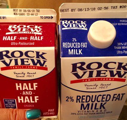 ULTRA PASTEURIZED! Today is 6/25/18 & check out Exp. Date til 8/2018!!! Yes, it will take me that long to finish it :/